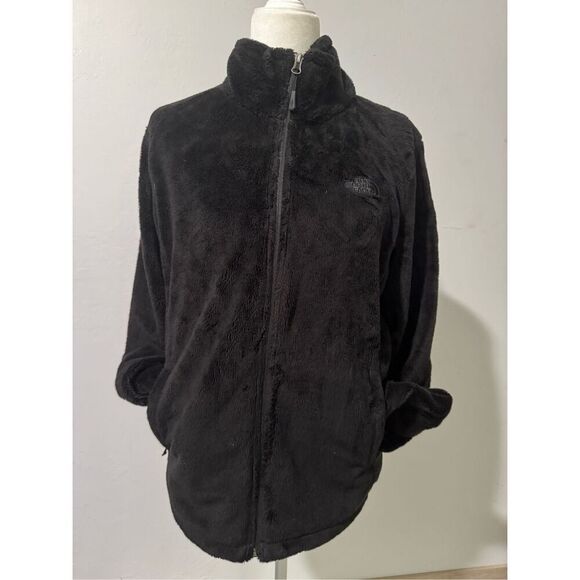 The North Face black Osito zipper front soft jacket L - Picture 2 of 11